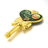 Christmas Deer Print Brass & Resin Wax Stamp Handles AJEW-A058-02A-2