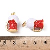 Brass Enamel Pendants KK-F924-09G-01-3