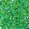 Transparent Baking Paint Glass Seed Beads SEED-P006-02B-16-3