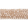 Transparent Electroplate Glass Beads Strands GLAA-F029-4mm-C12-1