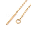 Ion Plating(IP) 304 Stainless Steel Stud Earring Finding STAS-E161-06G-4