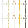 40Pcs 5 Colors Alloy Big Pendants FIND-SC0018-10A-1