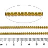 Iron Rhinestone Glass Cup Chain CH-U001-01F-3