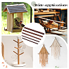 30Pcs 5 Styles Walnut Craft Sticks FIND-OC0013-49-5
