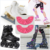 Velvet Ice Skate Guards AJEW-WH20022-85B-07-4