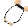 10mm Round Natural Yellow Jade Braided Bead Bracelets BJEW-C067-01C-12-4