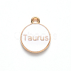 Alloy Enamel Pendants X-ENAM-S124-01A-04C-3