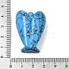 Synthetic Turquoise Angel Figurine DJEW-N006-01A-01-3