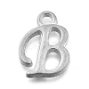 Alloy Letter Pendants PALLOY-J718-01C-B-1