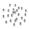 Tarnish Resistant 201 Stainless Steel Corrugated Beads STAS-S103-17A-P-1
