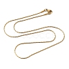 304 Stainless Steel Boston Chain Necklaces STAS-O053-16G-4
