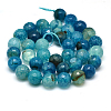 Natural Agate Bead Strands X-G-K166-07F-10mm-01-2