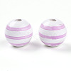 Easter Theme Printed Wood Beads WOOD-T032-22K-3