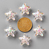 Transparent Acrylic Beads TACR-S152-11B-06-3