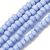 Handmade Frosted Porcelain Beads PORC-E017-01J-2