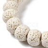 Natural Lava Rock Dyed Beads Strands G-Z036-A01-04-3