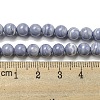 Synthetic Blue Lace Agate Beads Strands G-B071-F02-02-4