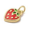 Rack Plating Brass Enamel Charms X-KK-B092-25G-2