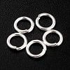 Rack Plating Brass Open Jump Rings KK-O139-18O-S-1