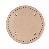 PU Leather Flat Round Bag Bottom FIND-PH0016-001B-1