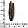 Natural Dragon Blood Pointed Pendants G-F820-12Q-3