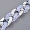 Handmade Imitation Gemstone Style Acrylic Curb Chains AJEW-JB00524-3