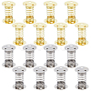 16Pcs 2 Colors Iron Handmade DIY Ultra Light Clay Spring Base IFIN-BC0007-25-1