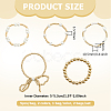 2 Bags 2 Colors Round Acrylic Bead Stretch Bracelets for Women BJEW-GO0001-08-2