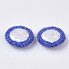 Polymer Clay Rhinestone Beads RB-S055-41C-2