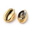 Electroplated Shell Beads BSHE-O017-13G-4