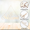 5 Sets 5 Style Wooden Door Signs AJEW-CN0001-50-3