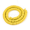 Opaque Solid Color Glass Beads Strands GLAA-ZX008-8mm-18K-2