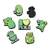 Cucumber & Pickle Theme PVC Plastic Cabochons PL-CBABCB6-02-2