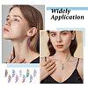18Pcs 9 Colors 430 & 201 Stainless Steel Filigree Pendants STAS-HS0001-33-6