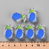 Transparent Enamel Acrylic Beads TACR-S155-002K-4
