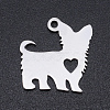 Non-Tarnish 201 Stainless Steel Silhouette Charms STAS-N090-JN853-1-1