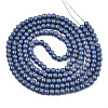 Painted Glass Bead Strands DGLA-S071-4mm-B45-3