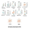 SUNNYCLUE Cellulose Acetate(Resin) Pendants KY-SC0001-08-2