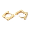 Rack Plating Brass Square Hoop Earrings EJEW-D061-07G-2