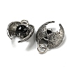 Bat Natural Obsidian Pendants G-F766-03AS-05-2