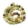 Natural Green Garnet Beads Strands G-G344-A04-6mm-3