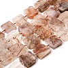 Natural Black Gold Rutilated Quartz Beads Strands GG-CBA4808-E01-01-2