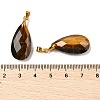 Natural Tiger Eye Pendants G-L614-D03-G04-3