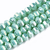 Electroplate Glass Beads Strands EGLA-S194-01A-A04-1