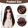 1Pc Chemical Fiber Wig Caps AJEW-CA0005-13A-2