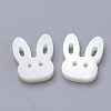 Bunny Natural Freshwater Shell Beads X-SHEL-T007-18-1