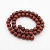 Natural Gemstone Round Bead Strands G-J302-08-6mm-2
