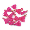 Polycotton(Polyester Cotton) Tassel Pendant Decorations X-FIND-S281-18-1