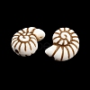 Ocean Theme Spray Painted Opaque Acrylic Beads ACRP-F003-02A-2