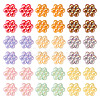 90Pcs 9 Colors Opaque Acrylic European Beads SACR-TA0001-30-1